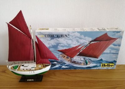 Cotre “Kurun." 1/60th Scale Heller kit.